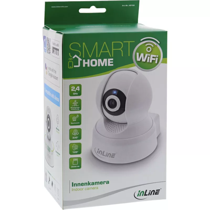 IP bezpečnostná kamera InLine Smart Home Camera interiérová