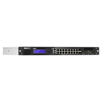 QNAP QGD-1600 Managed Gigabit Ethernet (10/100/1000) 1U čierna, sivá