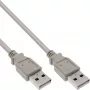 USB 2.0 kábel typ A samec / samec béžový 0,3 m InLine 34303H