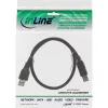InLine USB 3.2 Gen.1 kábel typ A samec / typ B samec, čierny, 0,3m