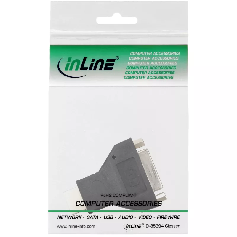 InLine HDMI na DVI adaptér samec / samica 17670