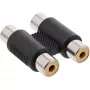 Audio adaptér 2x RCA samica / samica InLine 99318
