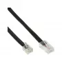 InLine modulárny kábel RJ45 8P4C / RJ11 6P4C samec/samec 3m