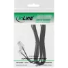 InLine modulárny kábel RJ45 8P4C / RJ11 6P4C samec/samec 3m