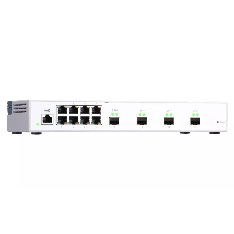 QNAP QSW-M408S sieťový switch Managed L2 Gigabit Ethernet (10/100/1000) biela