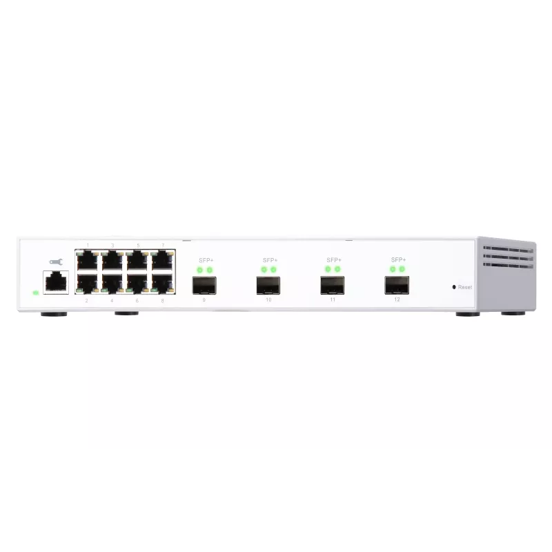 QNAP QSW-M408S sieťový switch Managed L2 Gigabit Ethernet (10/100/1000) biela
