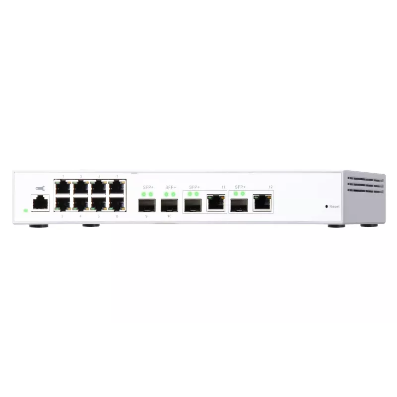 QNAP QSW-M408-2C sieťový switch Managed L2 10G Ethernet (100/1000/10000) biela