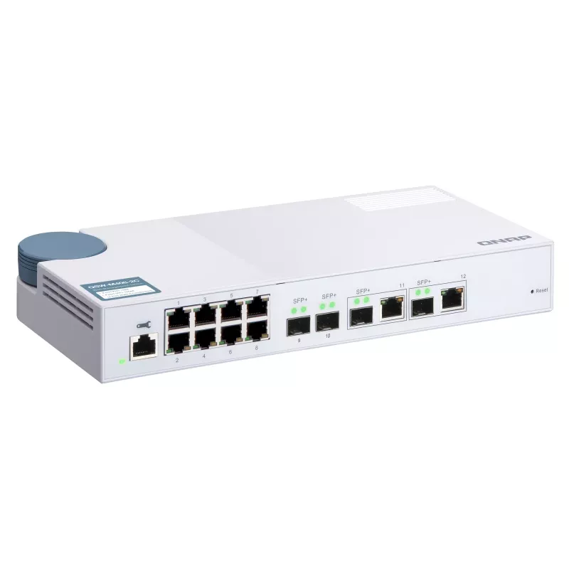 QNAP QSW-M408-2C sieťový switch Managed L2 10G Ethernet (100/1000/10000) biela