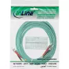 Optický duplexný kábel ST/ST InLine 81502O 50/125µm OM3 2m