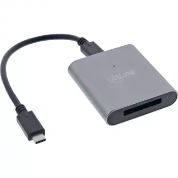 InLine čítačka kariet USB 3.2 USB-C alebo USB-A, pre CFexpress Type B karty