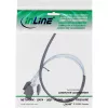 InLine tenký SAS kábel, SFF-8654 na 4x SATA 7-pin, 12 Gb/s, 0,5 m