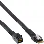 InLine tenký SAS kábel InLine 24 Gb/s SFF-8654 na Mini SAS HD SFF-8643 1 m
