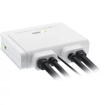 InLine kábel KVM switch, 2-port, DisplayPort 1.2, 4K, USB, audio