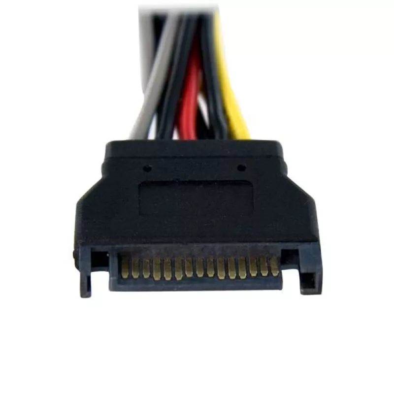 StarTech.com 15 cm SATA napájací Y rozbočovací kábel adaptér - M/F