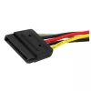 StarTech.com 15 cm SATA napájací Y rozbočovací kábel adaptér - M/F