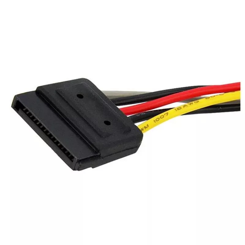 StarTech.com 15 cm SATA napájací Y rozbočovací kábel adaptér - M/F