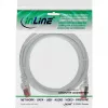 InLine patch kábel S/FTP PiMF Cat.6 250MHz PVC meď biely 0,3 m