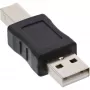 USB 2.0 adaptér Type-A samec / Type-B samec InLine 33443A