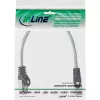 InLine patch kábel SF/UTP Cat.5e transparentný 0,3 m