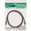 InLine patch kábel SF/UTP Cat.5e hnedý 0,3 m
