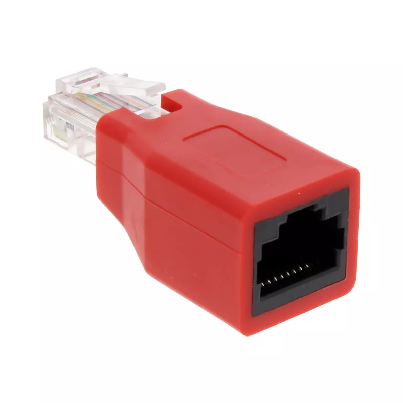 InLine crossover adaptér RJ45 samec na samicu 69994K