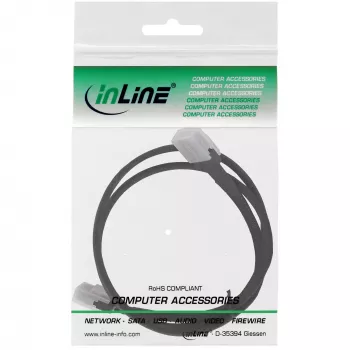 InLine SAS kábel interný, Mini-SAS SFF-8087 na Mini-SAS SFF-8087, so Sideband, 1 m