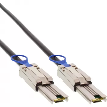 InLine SAS kábel, Mini-SAS 26-pinový SFF-8088 na Mini-SAS 26-pinový SFF-8088, 0,5 m