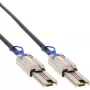 InLine SAS kábel, Mini-SAS 26-pinový SFF-8088 na Mini-SAS 26-pinový SFF-8088, 0,5 m