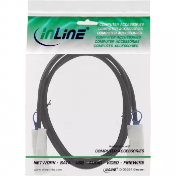 InLine SAS kábel, Mini-SAS 26-pinový SFF-8088 na Mini-SAS 26-pinový SFF-8088, 0,5 m