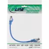 InLine patch kábel S/FTP PiMF Cat.8.1 bezhalogénový 2000MHz modrý, 0,25 m