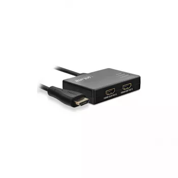 InLine káblový splitter HDMI 2-port, 4K/60Hz, s USB napájacím káblom, 0,5 m