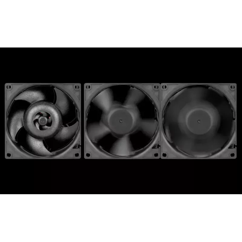 Ventilátor ARCTIC S8038-7K 80 mm 118,93 m³/h dvojité guľôčkové ložisko čierny