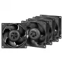 Ventilátor ARCTIC S8038-10K 80 mm 102 cfm dvojité guľôčkové ložisko čierny