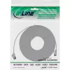 InLine plochý patch kábel, U/FTP, Cat.8.1, TPE bez halogénov, sivý, 7,5 m