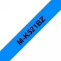 Brother M-K521B popisovacia páska čierna na modrej