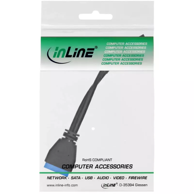 InLine USB 2.0 na 3.0 interný USB header kábel 33449I