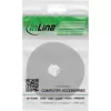 Suchý zips na káble InLine 10 m × 16 mm biela – opakovane použiteľný suchý zips na káble