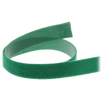 Suchý zips na káble InLine páska 16 mm, 10 m, zelená