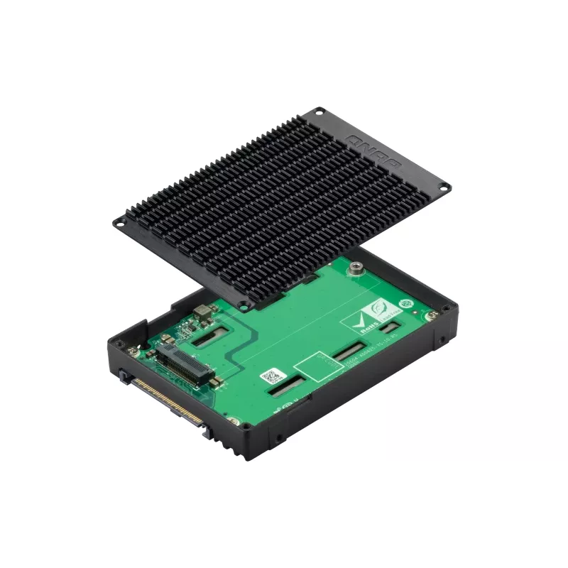 QNAP - QDA-UMP4 - adaptér rozhrania - M.2 - PCIe 4.0 x4 (NVMe) - U.2