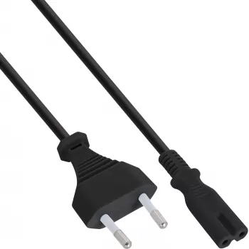 InLine B-16654S napájací kábel čierny 1,5 m sieťový konektor Type-C IEC C7