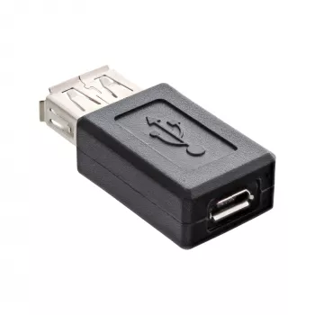 Micro-USB adaptér InLine 31613 USB-A konektor samica na Micro-USB-B konektor samica