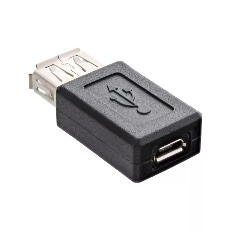 Micro-USB adaptér InLine 31613 USB-A konektor samica na Micro-USB-B konektor samica