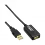 InLine USB 2.0 aktívny signálny opakovač kábel Type-A konektor samec / A konektor samica, 5 m