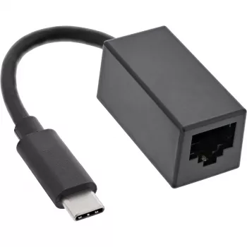 InLine USB 3.2 Gigabit Ethernet sieťový adaptérový kábel, USB-C