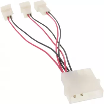 InLine PC adaptér kábel ventilátora 12V / 5V pre až 3 ventilátory 33005A