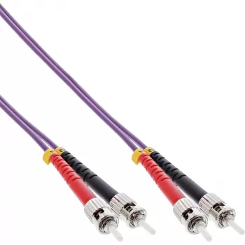 InLine sklolaminátový duplexný kábel ST/ST 50/125µm OM4 5m