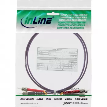 InLine sklolaminátový duplexný kábel ST/ST 50/125µm OM4 5m
