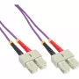 Sklolaminátový duplexný kábel SC/SC InLine 83510P 10m OM4 50/125µm