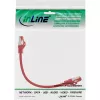 InLine patch kábel S/FTP PiMF Cat.6 250MHz PVC meď červený 0,25m
