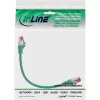 InLine patch kábel S/FTP PiMF Cat.6 250MHz PVC meď zelený 0,25m